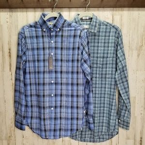 Peter Millar Size S Blue Button Down Shirts